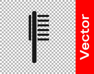 Black Pets vial medical icon isolated on transparent background. Prescription medicine for animal. Vector.