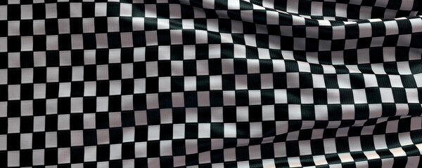 Checkered sport 3d flag background