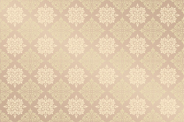 Vintage ornament. seamless pattern background.