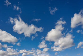 Blue sky with clouds
