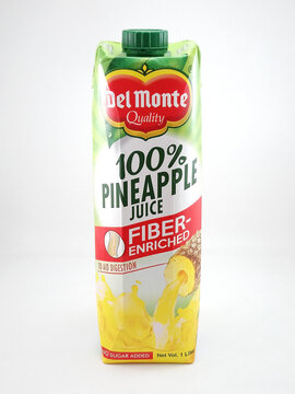 Del monte pineapple juice fiber enriched in Manila, Philippines