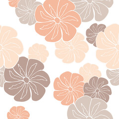 Light pink seamless abstract design with delicate colors.