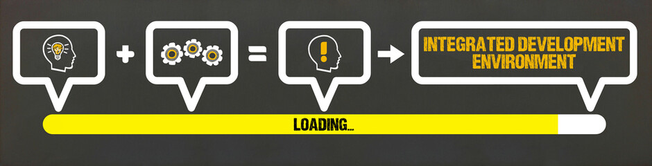 Naklejka premium Integrated Development Environment 