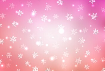 Light Pink vector layout in New Year style.