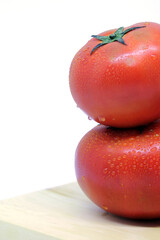 tomato on a white background