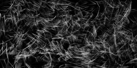 3D illustration of waves look like smoke