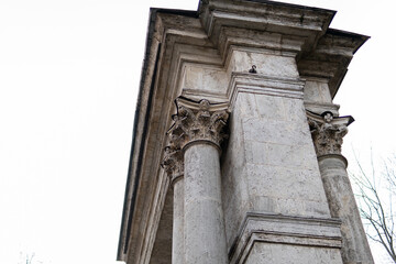 arch in baroque style in russian architecture