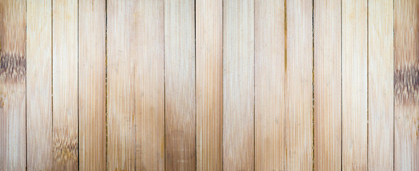 Bamboo wooden plank wall texture background