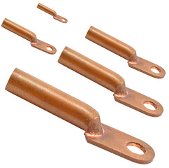 Copper electric terminals