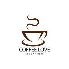Obraz na płótnie Canvas coffee logo icon vector image