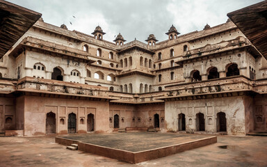 Fototapeta na wymiar Orchha the lost city of India