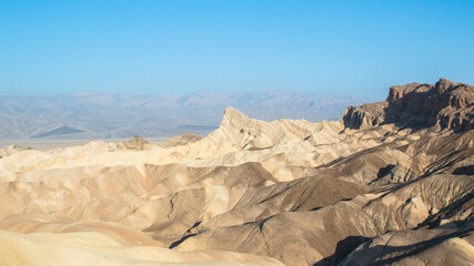 View of Zabriskie Point, Death Valley, California, USA
