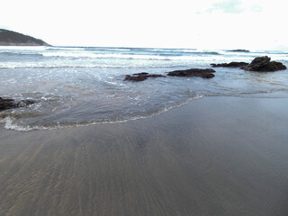 Playa de Asturias, océano atlántico