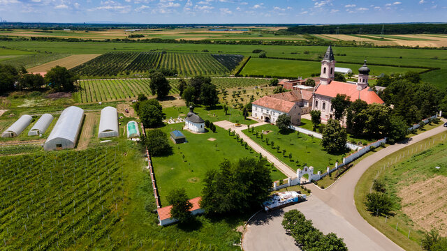 Jakovo, Serbia-June 19, 2020: Monastery Fenek