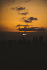 Fototapeta na wymiar Sunset Silhouettes 