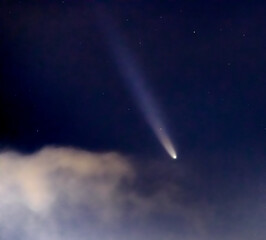 Comet in Clouds