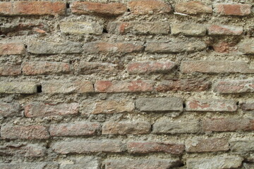 muro, pared,con textura, arquitectura, ladrillo, áspero, construcción, albañilería, recursos