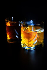 whiskey with ice