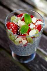 chia pudding dessert