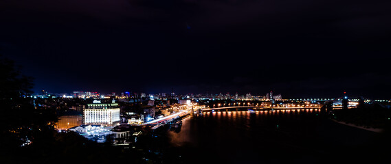 night view, Kyiv, Ukraine