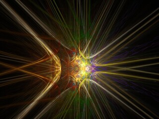 Imaginatory fractal background Image