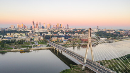 Naklejka premium Warsaw Bridge
