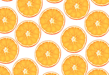 Fototapeta na wymiar Dried orange fruit, isolated, food concept photo.