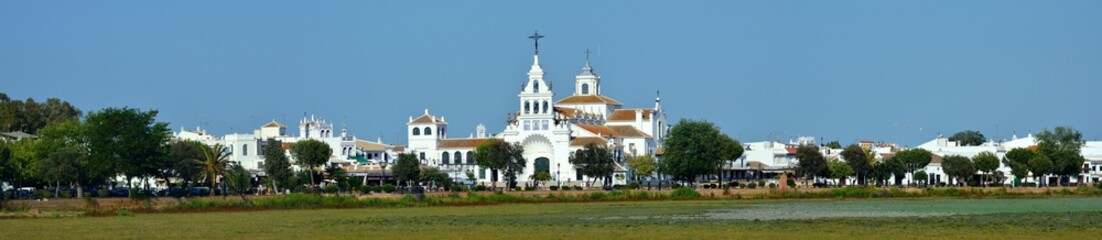 Fototapeta na wymiar Panorámica de El Rocío, Huelva