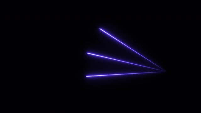 Glow line effect animation set. Abstract motion flash overlay background. Seamless looping. Video animation. HD, 4K 3840x2160