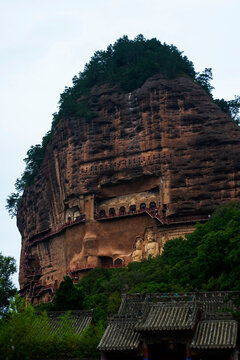 Maijishan Grottoes In The Northern Wei Dynasty