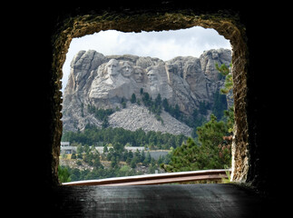 Tunnel View of Mount Rushmore National Monument
