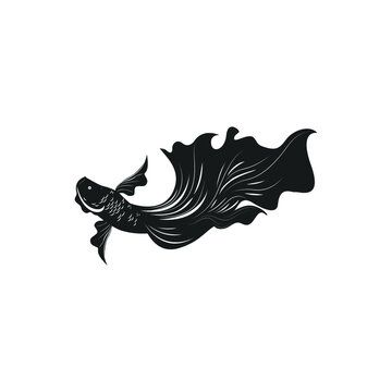 recommend clip art: Fish icon design. Vector icon.