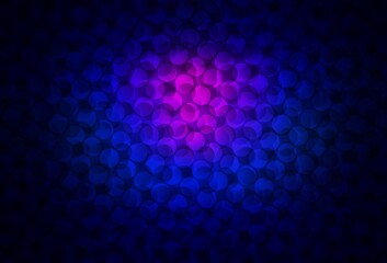 Dark Pink, Blue vector backdrop with dots.