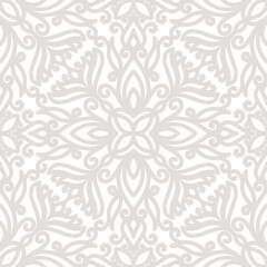 Seamless Grey Pattern Background. For Christmas and Invitation cards decoration cover and fabric design.