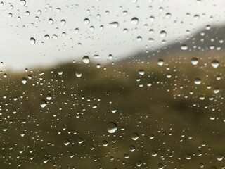 rain drops on window