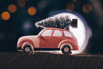car in snow