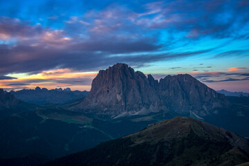 sunrise over the mountains