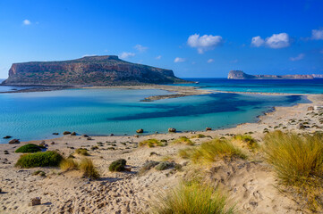 Fototapeta na wymiar Balos coastal lagoon - Crete