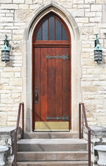 Wooden Church Door