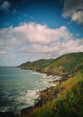 Fototapeta premium FALAISE TREDREZ-LOCQUEMEAU COTE D'ARMOR