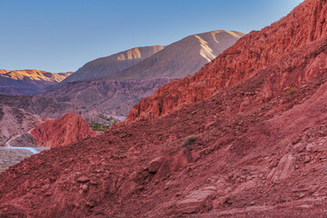 mountains in the desert
