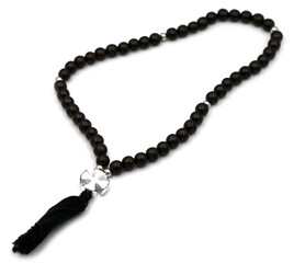 Fototapeta premium The rosary on white background