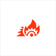 logo fire icon templet vector icon