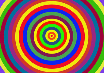 abstract colorful background with circles