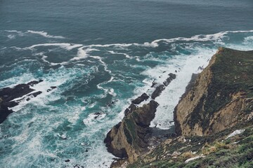 Big Sur california travel ocean sea amazing view in california big sur