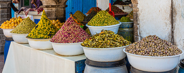 Essaouira, shop at Avenie Mohamed Zerktouni, Morocco