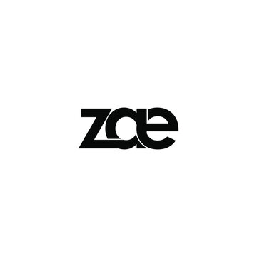 zae letter original monogram logo design