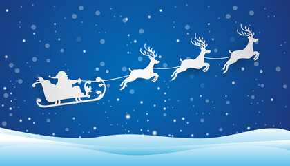 Obraz na płótnie Canvas Happy New Year , background with Christmas snow, vector design.
