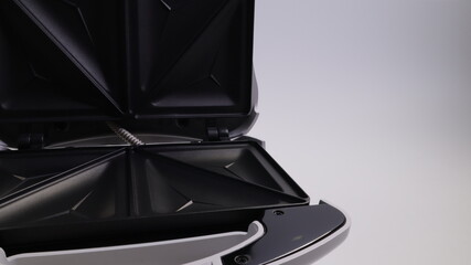 sandwich maker close-up on a light background