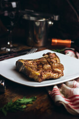 grilled pork ribs
